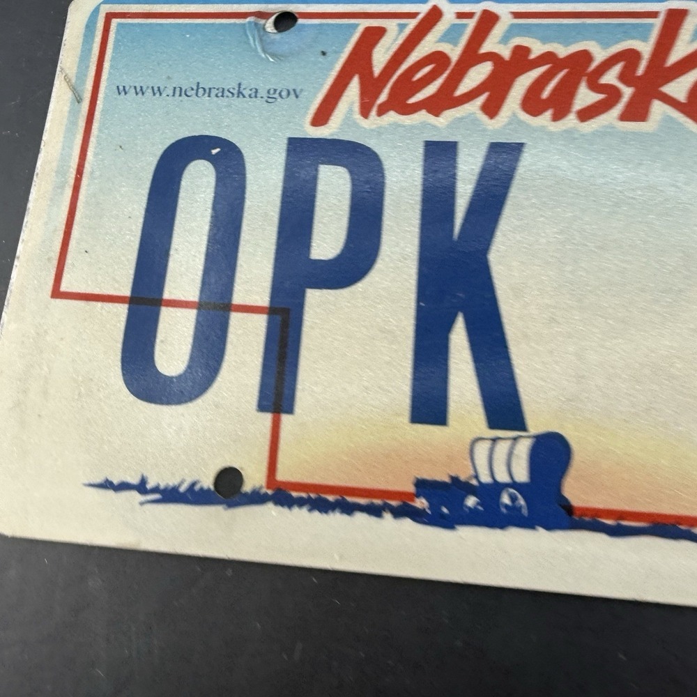 Pair Of 2011 Nebraska License Plate "0PK-153" Expired - Picture 2 of 7